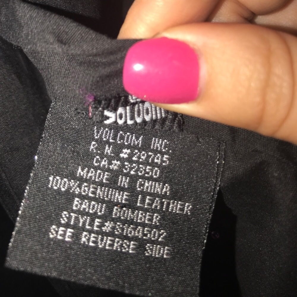 Volcom leather coat - Picture 3 of 3
